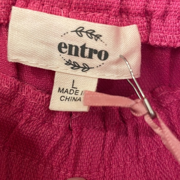 NWT Entro pink shorts - Picture 2 of 4